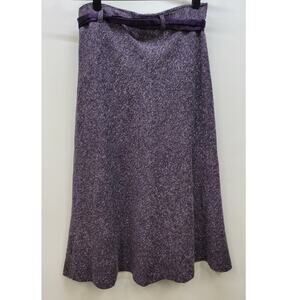 White Stag Purple A-line Skirt with Ribbon